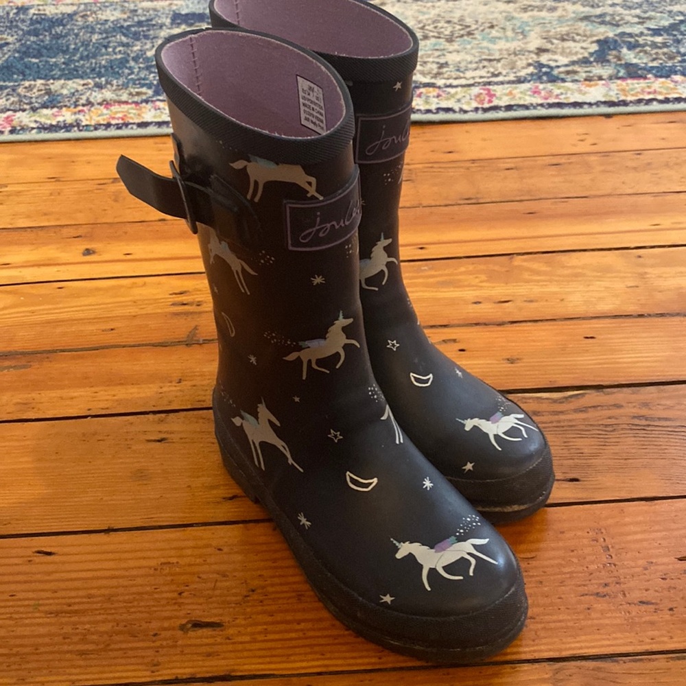 Joules Unicorn/Pegasus Rain Boots